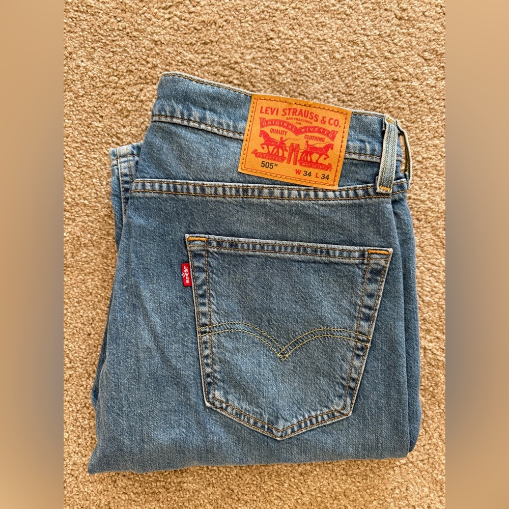 Levi's 505 Men's Blue Denim Jeans